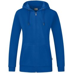 Kurtka damska Jako Organic. Niebieskie kurtki JAKO, m, bez wzorów, z bawełny, biznesowe, z kapturem. Za 366.00 zł.