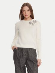 KAOS Sweter RI1KT022 Écru Regular Fit. Swetry KAOS, xl, bez wzorów, z wełny, bez ramiączek. Za 939.99 zł.