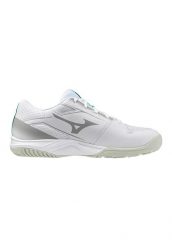 Buty halowe Mizuno Cyclone Speed 5. Białe buty do biegania Mizuno, bez wzorów, z materiału, bez zapięcia, do biegania. Za 308.65 zł.