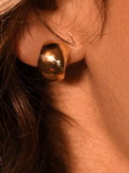 OR ÉCLAT Złote kolczyki-kreole "Carré d'or" rozmiar: onesize. Żółte kolczyki Or Éclat, złote. Za 761.47 zł.