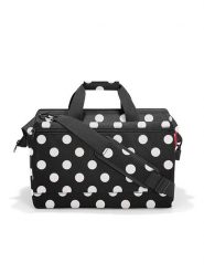 Reisenthel Torba "Allrounder L" w kolorze czarno-białym - 48 x 39,5 x 29 cm rozmiar: onesize. Białe torby podróżne Reisenthel, bez wzorów, z materiału, przez ramię. Za 130.99 zł.