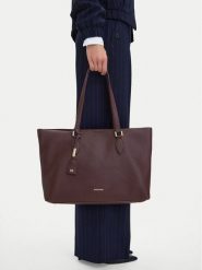 GINO ROSSI Torebka C- LDA9537 Bordowy. Czerwone shopper bag Gino Rossi, bez wzorów, ze skóry, bez dodatków. Za 259.99 zł.