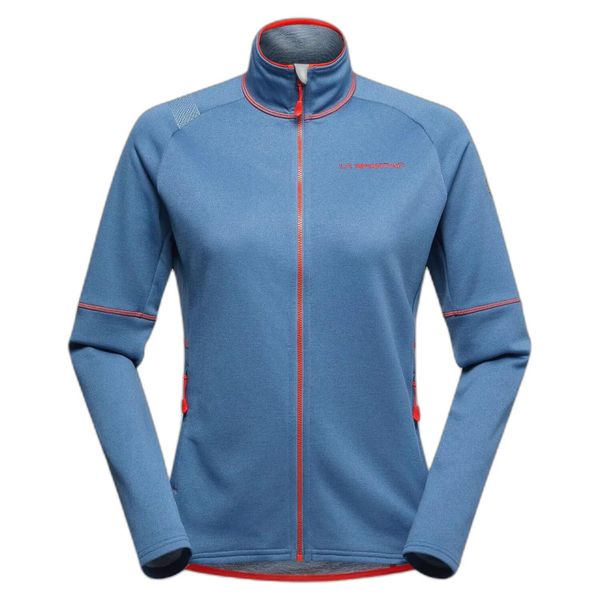 Damska kurtka narciarska La Sportiva Elements. Niebieskie kurtki narciarskie La Sportiva, s, bez wzorów, z tkaniny, bez kaptura, narciarskie. Za 603.95 zł.