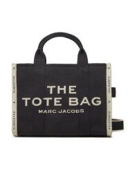 Marc Jacobs Torebka The Jacquard Medium Tote Bag M0017027 Czarny. Czarne torebki klasyczne Marc Jacobs, bez wzorów, z materiału, bez dodatków. Za 1,379.00 zł.