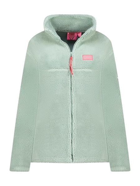 Geographical Norway Kurtka polarowa "Udolce" w kolorze miętowym rozmiar: XL. Zielone kurtki Geographical Norway, xl, bez wzorów, z polaru, bez kaptura. Za 109.26 zł.