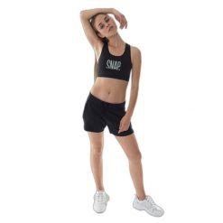 Spodenki damskie Snap Climbing Wave. Czarne szorty SNAP CLIMBING, bez wzorów, sportowe. Za 299.00 zł.
