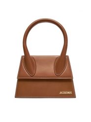 JACQUEMUS Torebka Le Grand Chiquito 22H213BA003-3072 Brązowy. Brązowe torebki klasyczne JACQUEMUS, bez wzorów, ze skóry, bez dodatków. Za 3,419.00 zł.