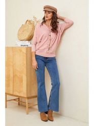 Soft Cashmere Kardigan w kolorze jasnoróżowym rozmiar: 38/40. Różowe swetry Soft Cashmere, bez wzorów, z kaszmiru, bez ramiączek. Za 104.99 zł.