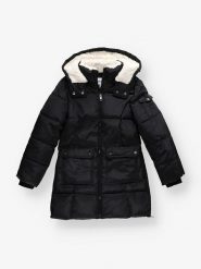 Steve Madden Płaszcz zimowy w kolorze czarnym rozmiar: 140-152. Czarne płaszcze Steve Madden, na zimę, bez wzorów, bez kaptura. Za 108.99 zł.