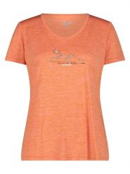 Cmp Koszulka funkcyjna w kolorze pomarańczowym rozmiar: 36. Pomarańczowe t-shirty sportowe CMP, bez wzorów, z materiału, bez ramiączek, outdoorowe. Za 70.24 zł.