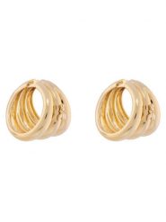 Patrizia Pepe Kolczyki 2J2596/M074-F130 Złoty. Żółte kolczyki Patrizia Pepe, metalowe. Za 639.99 zł.