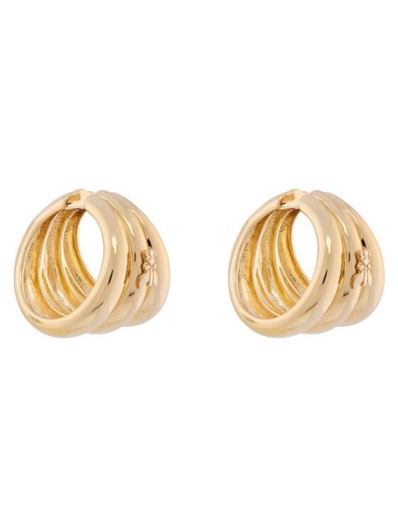 Patrizia Pepe Kolczyki 2J2596/M074-F130 Złoty. Żółte kolczyki Patrizia Pepe, metalowe. Za 639.99 zł.