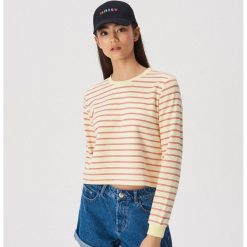 Bluza w kontrastowe paski - Żółty. Bluzy marki Sinsay. Za 39.99 zł.
