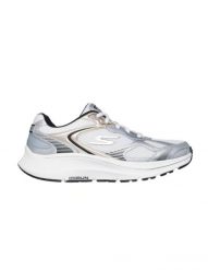 Buty do biegania damskie, Go Run Consistent 2.0 - Volt. Brązowe buty treningowe Skechers, bez wzorów, z materiału, przed kostkę, bez zapięcia, do biegania. Za 379.99 zł.