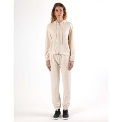 Bluza wygodny z kaptur na co dzień na siłownię. Szare bluzy LEONE 1947 APPAREL, bez wzorów, z dresówki, sportowe, bez ramiączek, bez kaptura. W wyprzedaży za 224.31 zł.