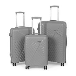 Zestaw walizek podróżnych twardych 3w1 Sapphire ST-3030P - szare. Niebieskie walizki SAPPHIRE, duże. W wyprzedaży za 358.00 zł.