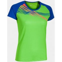 Damska koszulka sportowa Joma Elite X Fluor Green–Royal Green XL. Niebieskie t-shirty sportowe Joma, xl, bez wzorów, bez ramiączek. W wyprzedaży za 142.25 zł.