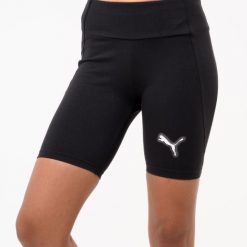 Legginsy krótkie fitness damskie Puma. Legginsy Puma, bez wzorów, z bawełny, sportowe, krótkie. W wyprzedaży za 79.99 zł.