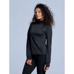 Bluza narciarska - Damskie - Arctic 2.0 - Czarny. Czarne bluzy bez kaptura POEDERBAAS, na zimę, m, bez wzorów, z elastanu, bez kaptura, narciarskie. W wyprzedaży za 177.72 zł.