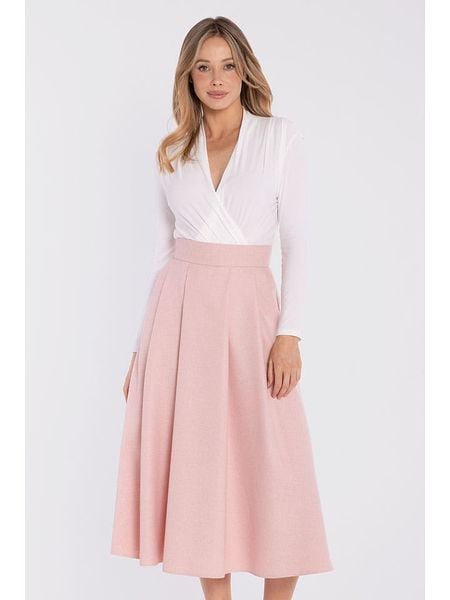 Stylove Spódnica w kolorze jasnoróżowym rozmiar: M. Różowe spódnice Stylove, m, bez wzorów, midi. Za 166.49 zł.