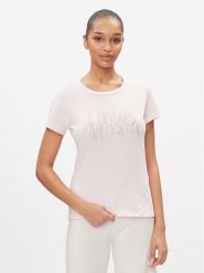 Liu Jo Sport T-Shirt TA4246 JS003 Różowy Regular Fit. Czerwone t-shirty sportowe Liu Jo Sport, m, bez wzorów, z bawełny, bez ramiączek. Za 469.99 zł.