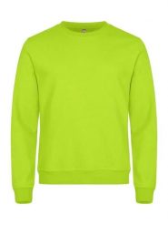 Clique Basic Roundneck uniseks bluza z wytrzymałego materiału – visibility green. Zielone bluzy CLIQUE, xl, bez wzorów, z bawełny, bez kaptura. Za 158.26 zł.