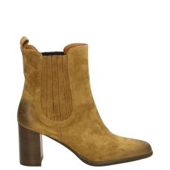WSUWANE BOTKI NA SŁUPKU 957G SAYO NOCIOL. Botki Venezia, bez wzorów, ze skóry, bez obcasa, na słupku, bez zapięcia. Za 299.00 zł.