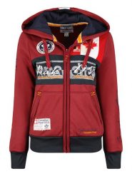 Canadian Peak Bluza "Face" w kolorze czerwonym rozmiar: S. Czerwone bluzy Canadian Peak, s, bez wzorów, bez ramiączek, bez kaptura. Za 105.63 zł.