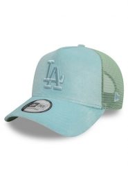 New Era Czapka z daszkiem Los Angeles Dodgers Velour 60595361 Niebieski. Niebieskie czapki z daszkiem New Era, bez wzorów, z materiału. Za 129.99 zł.