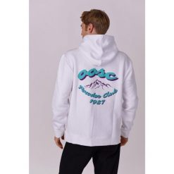 Bluza z kapturem Powder Club. Białe bluzy OOSC, na zimę, bez wzorów, z bawełny, sportowe, bez ramiączek, z kapturem. Za 294.99 zł.
