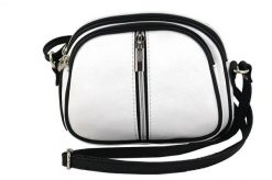 Listonoszka biała BARBERINI'S skórzana 03-32. Białe shopper bag Barberinis, bez wzorów, ze skóry, na ramię, bez dodatków. Za 172.99 zł.