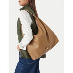 Torebka Beverly Hills Polo Club. Brązowe torebki klasyczne Beverly Hills Polo Club, bez wzorów, klasyczne, bez dodatków. Za 229.99 zł.