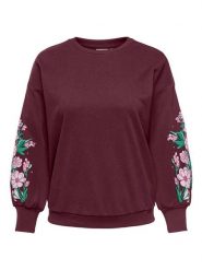 ONLY Carmakoma Bluza w kolorze bordowym rozmiar: XL-54. Czerwone bluzy Only Carmakoma, xl, bez wzorów, bez ramiączek, bez kaptura. Za 104.95 zł.