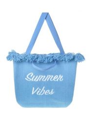 BLE Shopper bag w kolorze błękitnym - 50 x 34 x 10 cm rozmiar: onesize. Niebieskie shopper bag BLE, bez wzorów, z materiału, na ramię, bez dodatków. Za 80.70 zł.