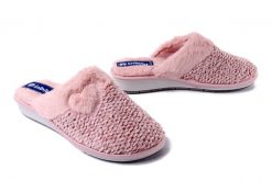 INBLU LB-98 023 różowy, kapcie damskie. Czerwone kapcie Inblu, bez wzorów. Za 76.49 zł.