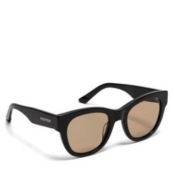 Okulary przeciwsłoneczne Hunter. Brązowe okulary przeciwsłoneczne Hunter, bez wzorów. Za 129.99 zł.