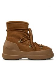 Moon Boot Śniegowce Luna Boot Suede 80D2480030 Brązowy. Brązowe śniegowce Moon Boot, bez wzorów, ze skóry, bez zapięcia. Za 1,049.00 zł.