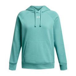 Bluza sportowa damska Under Armour B23507. Niebieskie bluzy z kapturem Under Armour, xl, bez wzorów, z kapturem. Za 352.00 zł.
