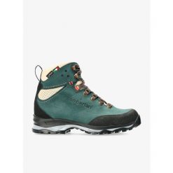Buty trekkingowe damskie Zamberlan Amelia GTX. Zielone buty trekkingowe Zamberlan, bez zapięcia. Za 797.99 zł.