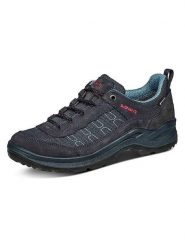 LOWA Skórzane buty trekkingowe "Taurus Pro GTX" w kolorze granatowym rozmiar: 40. Niebieskie buty trekkingowe Lowa, z gore-texu, bez zapięcia. Za 341.79 zł.
