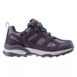 Buty trekkingowe damskie Jack Wolfskin Trail Hiker Texapore. Szare buty trekkingowe Jack Wolfskin, na wiosnę, z materiału, bez zapięcia. Za 275.49 zł.