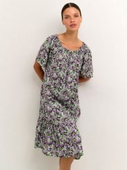 Kaffe Sukienka letnia Lorania 10507492 Kolorowy Regular Fit. Sukienki Kaffe, bez wzorów, z wiskozy, bez kołnierzyka, bez ramiączek. Za 179.99 zł.