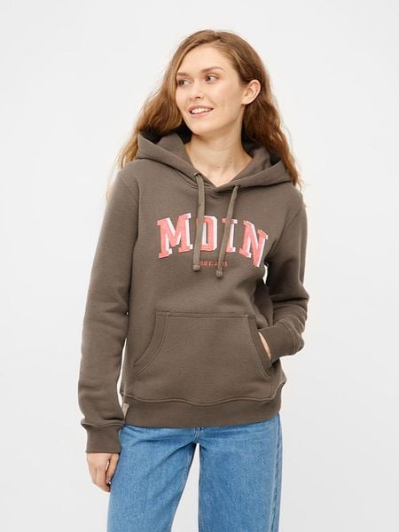 Derbe Bluza w kolorze brązowo-jasnoróżowym rozmiar: M. Brązowe bluzy Derbe, m, bez wzorów, z bawełny, bez ramiączek, z kapturem. Za 162.49 zł.