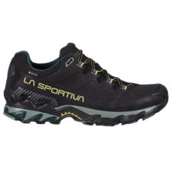 Skórzane buty trekkingowe La Sportiva Ultra Raptor II GTX. Czarne buty trekkingowe La Sportiva, bez wzorów, z gore-texu, bez zapięcia, trekkingowe, gore-tex. Za 905.95 zł.
