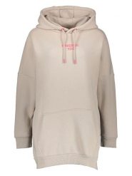 Sublevel Bluza w kolorze beżowym rozmiar: M/L. Brązowe bluzy Sublevel, l, bez wzorów, bez ramiączek, z kapturem. Za 100.99 zł.