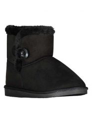 Geographical Norway Botki zimowe "Oprecieuse" w kolorze czarnym rozmiar: 37. Czarne botki Geographical Norway, bez wzorów, z futra, bez obcasa, bez zapięcia. Za 91.56 zł.