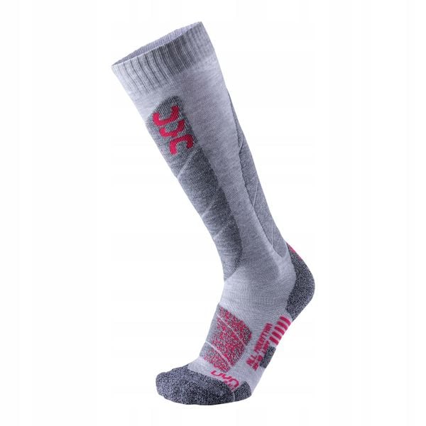 Skarpety narciarskie damskie UYN All Mountain Ski Socks. Czerwone skarpetki Uyn, bez wzorów, narciarskie. Za 89.00 zł.