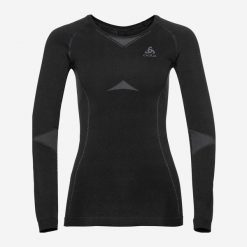 Koszulka termoaktywna narciarska damska Odlo Performance Evolution Warm. Bielizna termoaktywna damska ODLO, bez wzorów, bez ramiączek, narciarskie. Za 289.99 zł.