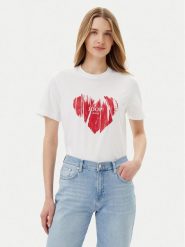 JOOP! Jeans T-Shirt Tessa 30046948 Biały Regular Fit. Białe t-shirty Joop! Jeans, s, bez wzorów, z bawełny, bez kołnierzyka, bez ramiączek. Za 179.99 zł.