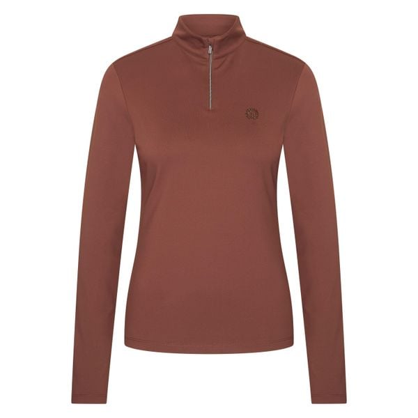 Damska koszulka do jazdy konnej Imperial Riding Top Amy. Brązowe topy IMPERIAL RIDING, bez wzorów, sportowe, bez kołnierzyka, bez ramiączek. Za 271.50 zł.